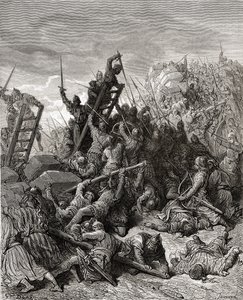 Le siège de Ptolémaïs, illustration de 